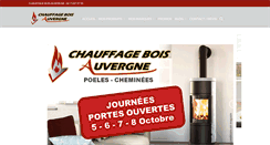 Desktop Screenshot of chauffage-bois-auvergne.com